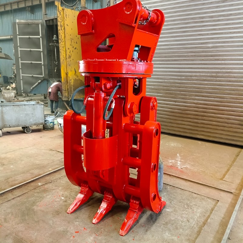 挖机旋转抓钢机